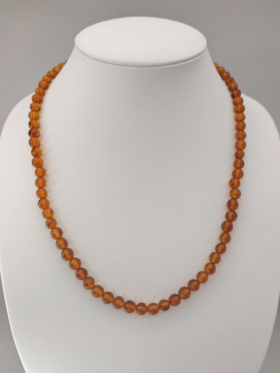 Vintage Baltic amber necklace 65cm