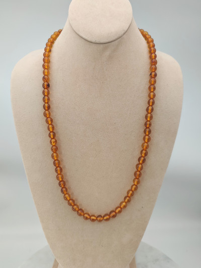 Vintage Baltic amber necklace 65cm