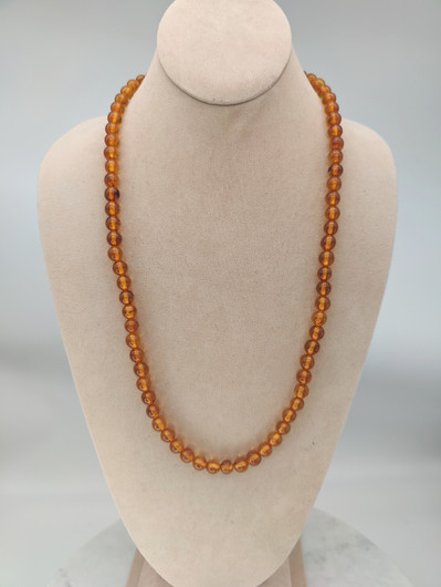 Vintage Baltic amber necklace 65cm