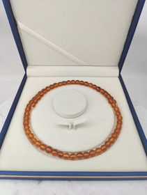 Vintage Itä-meren meripihka kaulakoru 65cm