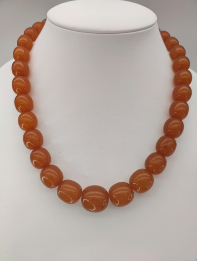 Vintage Baltic amber necklace 59cm