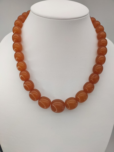 Vintage Baltic amber necklace 59cm