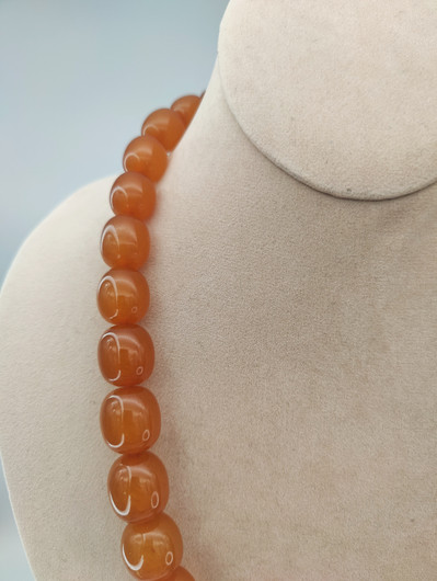 Vintage Baltic amber necklace 59cm
