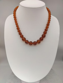Vintage Baltic amber necklace 56cm