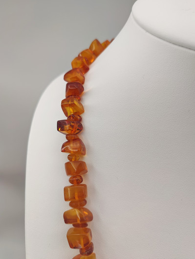 Vintage Baltic Amber necklace 72 cm