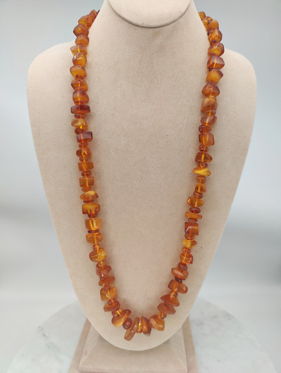 Vintage Baltic Amber necklace 72 cm