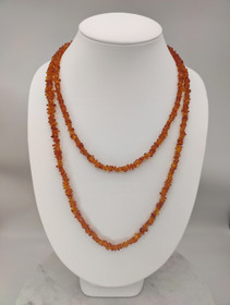 Vintage Baltic Amber necklace 136 cm