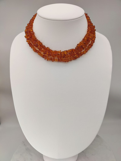 Vintage Baltic Amber necklace 136 cm