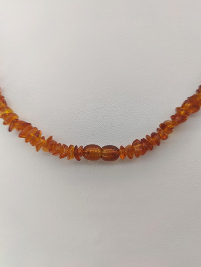 Vintage Baltic Amber necklace 136 cm