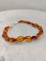 Vintage Baltic Amber set of necklace, bracelet and earrings