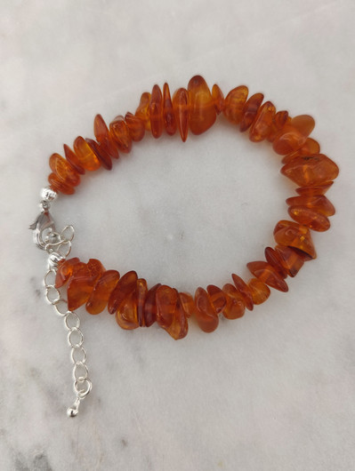 Vintage Baltic Amber set of necklace, bracelet and earrings