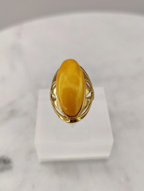 Vintage Itä-meren meripihka sormus