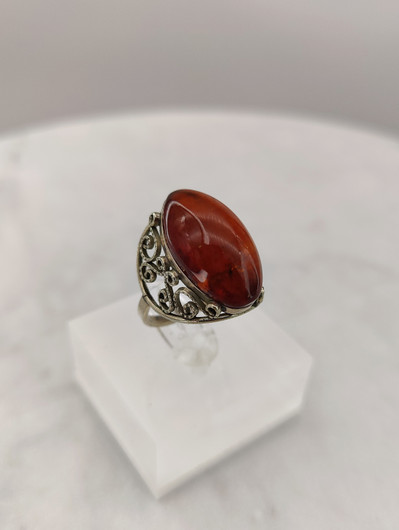 Vintage Baltic Amber ring