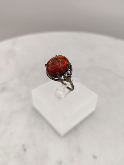 Vintage Baltic Amber ring
