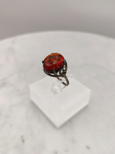 Vintage Baltic Amber ring