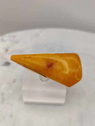 Vintage Baltic amber brooch