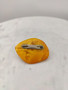 Vintage Baltic amber brooch