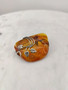 Vintage Baltic amber brooch