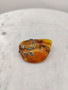 Vintage Baltic amber brooch