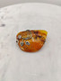 Vintage Baltic amber brooch
