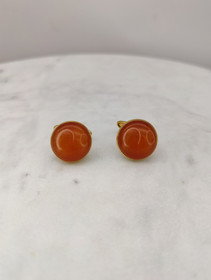 Vintage Itä-meren meripihka Kalvosinnapit