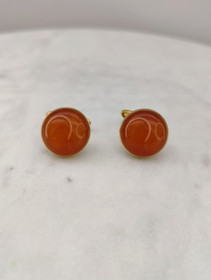 Vintage Itä-meren meripihka Kalvosinnapit