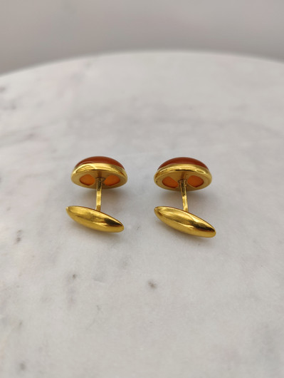 Vintage Baltic amber Cufflinks