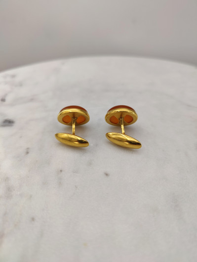 Vintage Baltic amber Cufflinks