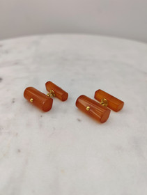 Vintage Itä-meren meripihka Kalvosinnapit