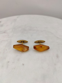 Vintage Itä-meren meripihka Kalvosinnapit