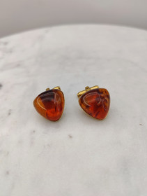 Vintage Itä-meren meripihka Kalvosinnapit