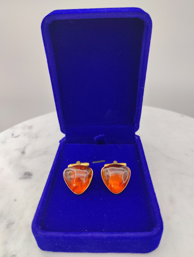 Vintage Baltic amber Cufflinks