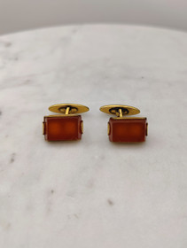 Vintage Itä-meren meripihka Kalvosinnapit