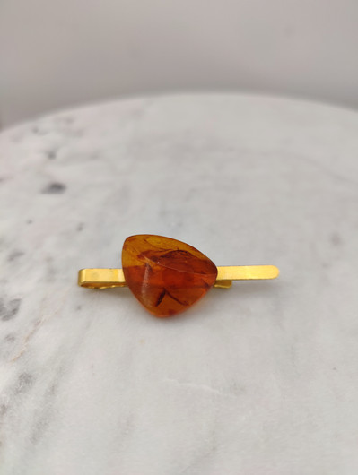 Baltic Amber tie pin
