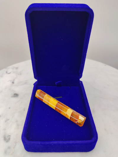 Baltic Amber tie pin