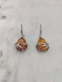 Vintage Itämeren meripihka korvakorut