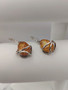 Vintage Baltic amber earrings