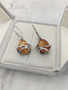 Vintage Baltic amber earrings