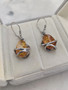 Vintage Baltic amber earrings