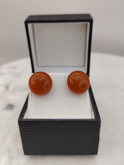 Vintage Baltic amber earrings