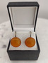 Vintage Baltic amber earrings