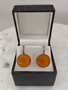 Vintage Baltic amber earrings