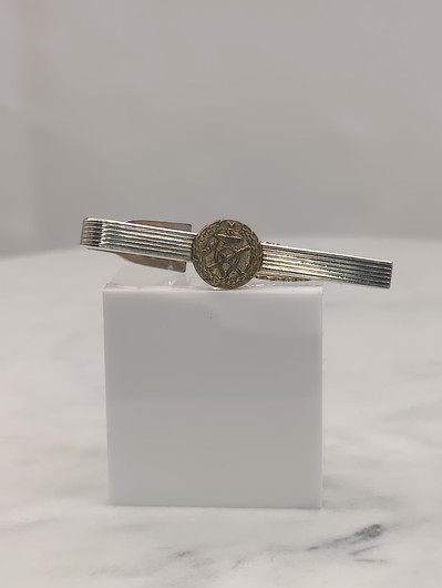 Vintage silver tie pin and cufflinks set