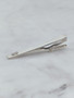 Vintage silver tie pin with stone