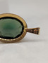 Vintage gold pendant with synthetic spinel