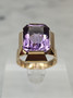 Vintage Ametisti kultasormus 