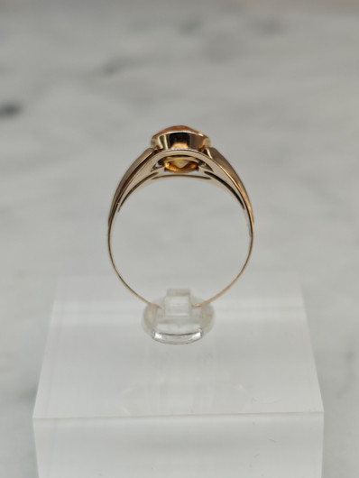 Vintage Citrine gold ring  