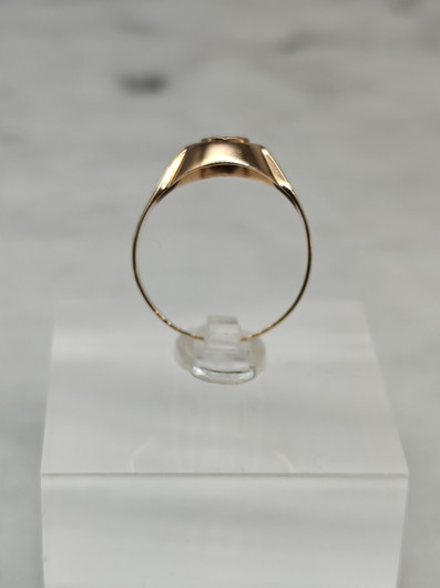 Vintage synthetic Ruby gold ring  