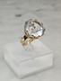 Vintage Quartz gold ring  