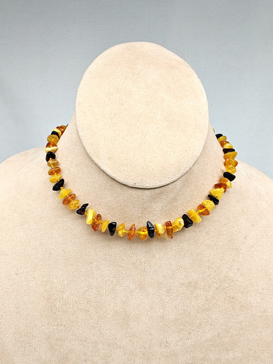 Baltic amber necklace 33cm